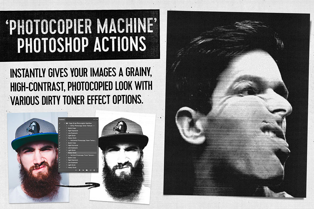 Copy Shop Photocopy Effects Kit