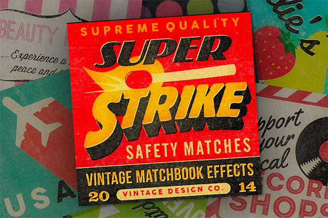 Super Strike Matchbook Effects