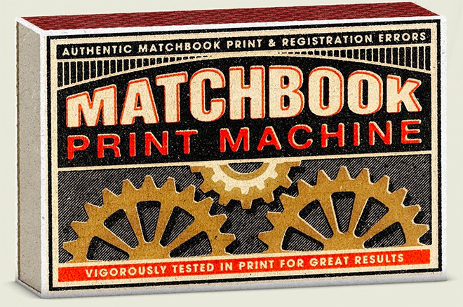 MATCHBOOK PRINT MACHINE