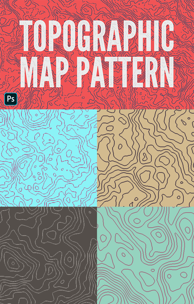 How To Create Topographic Map Patterns in Photoshop