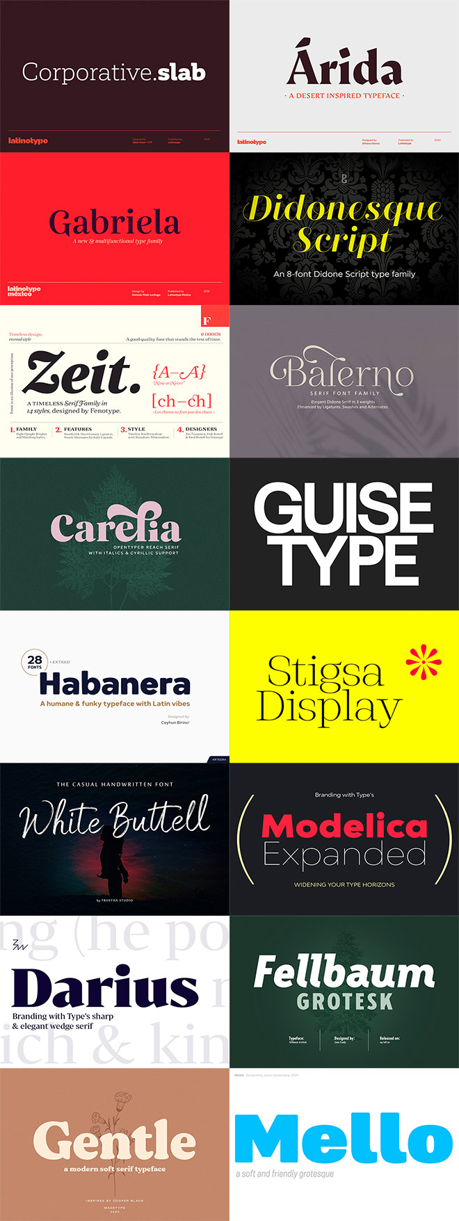 The Versatile Font Collection