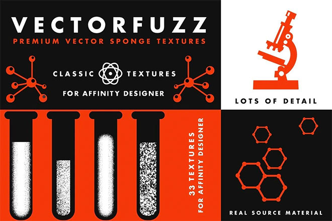 VectorFuzz vector texture brush for Affinity Designer ($ 19)