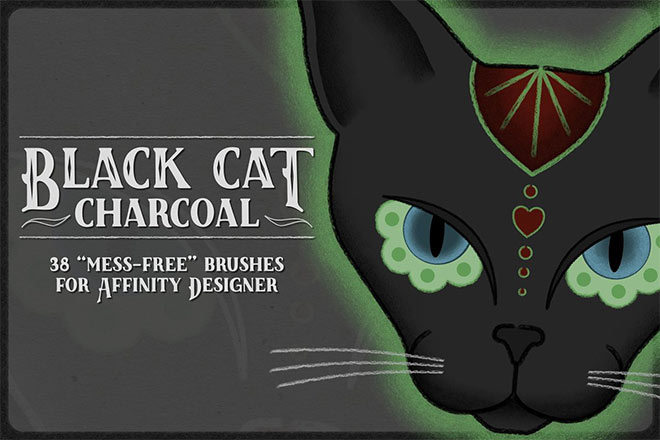 Black Cat Charcoal Brushes ($17)