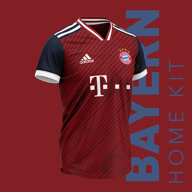 Bayern Munchen Football Kit by Lukas Danyi