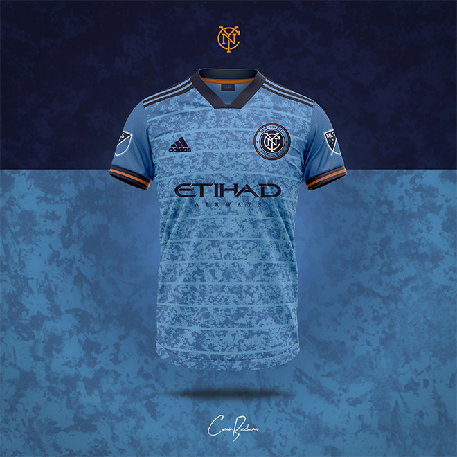 NYC FC Home Kit Concept by Cosmin Becheanu