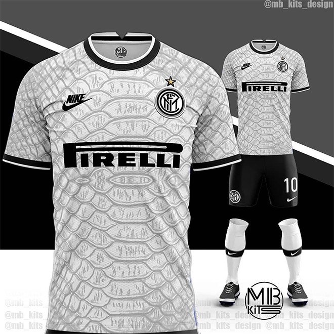 Inter Away Kit Concept by MB Kits Design