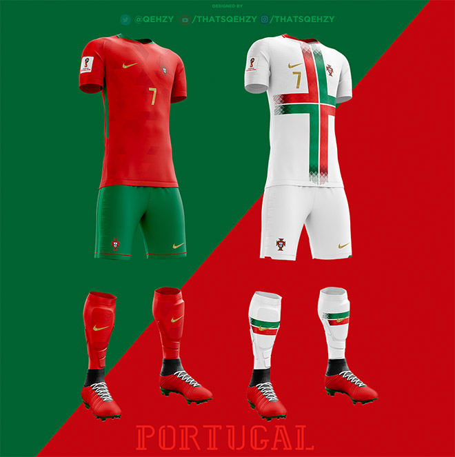 FIFA World Cup Kits Redesigned by Noah Kline