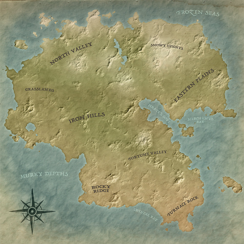 How to Create a Fantasy Map of Your Own Fictional World
