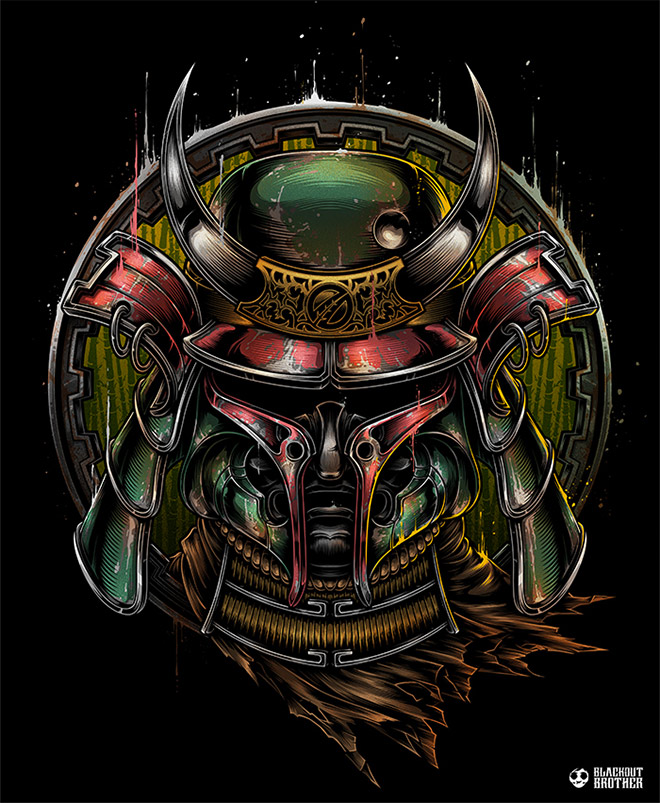 Samurai Boba Fett by Charles A.P.