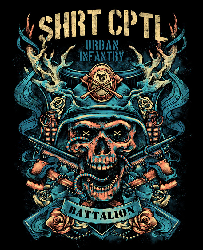 Shirt Capital CBU Battalion by Kristoval Art