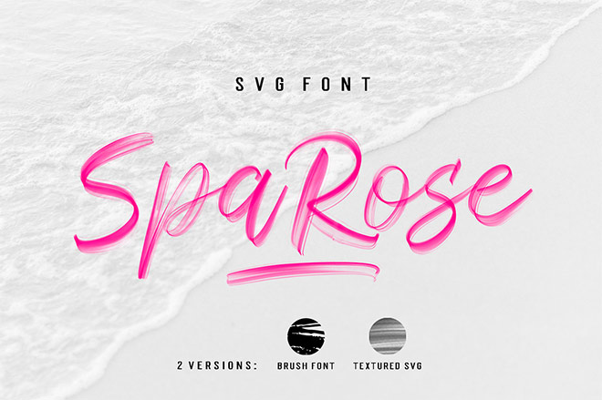 Sparose SVG Font by Dhan Studio