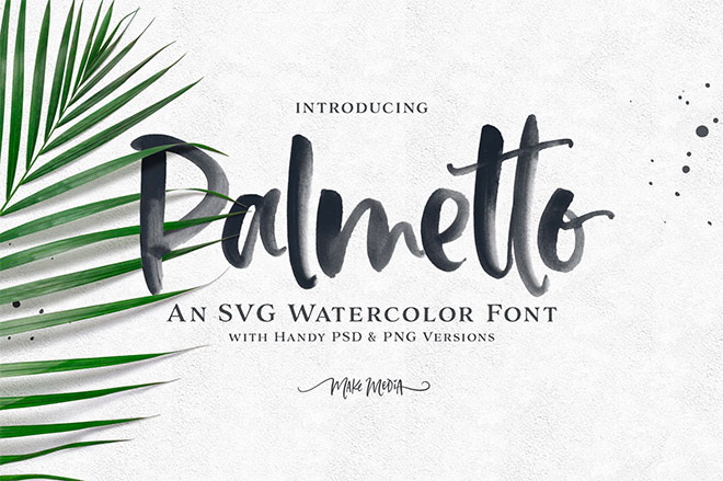 Palmetto SVG Font by Callie Hegstrom