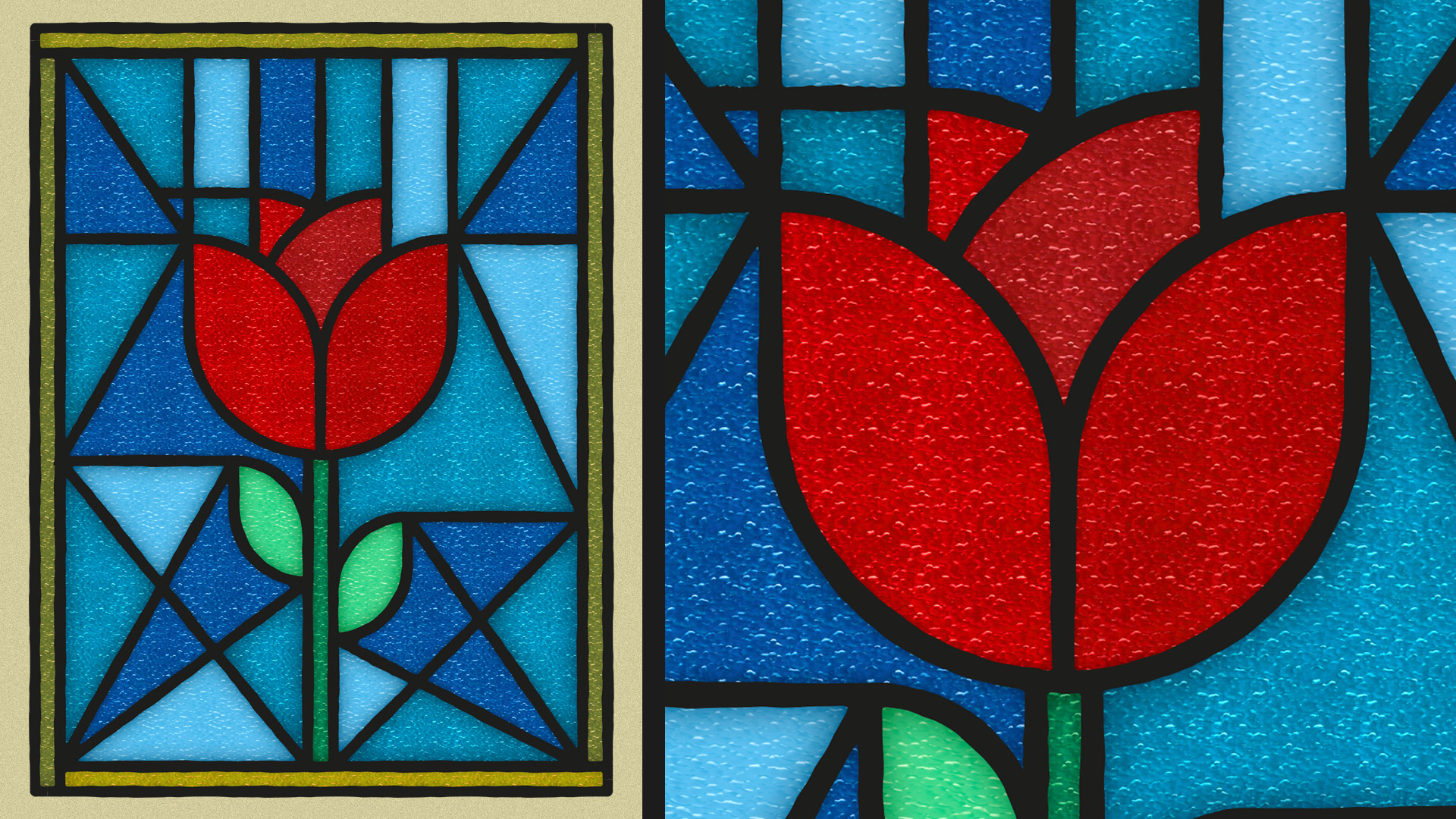 How to Create a Stained Glass Window Effect