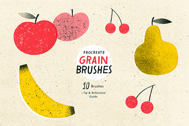 Grain Brush Set for Procreate