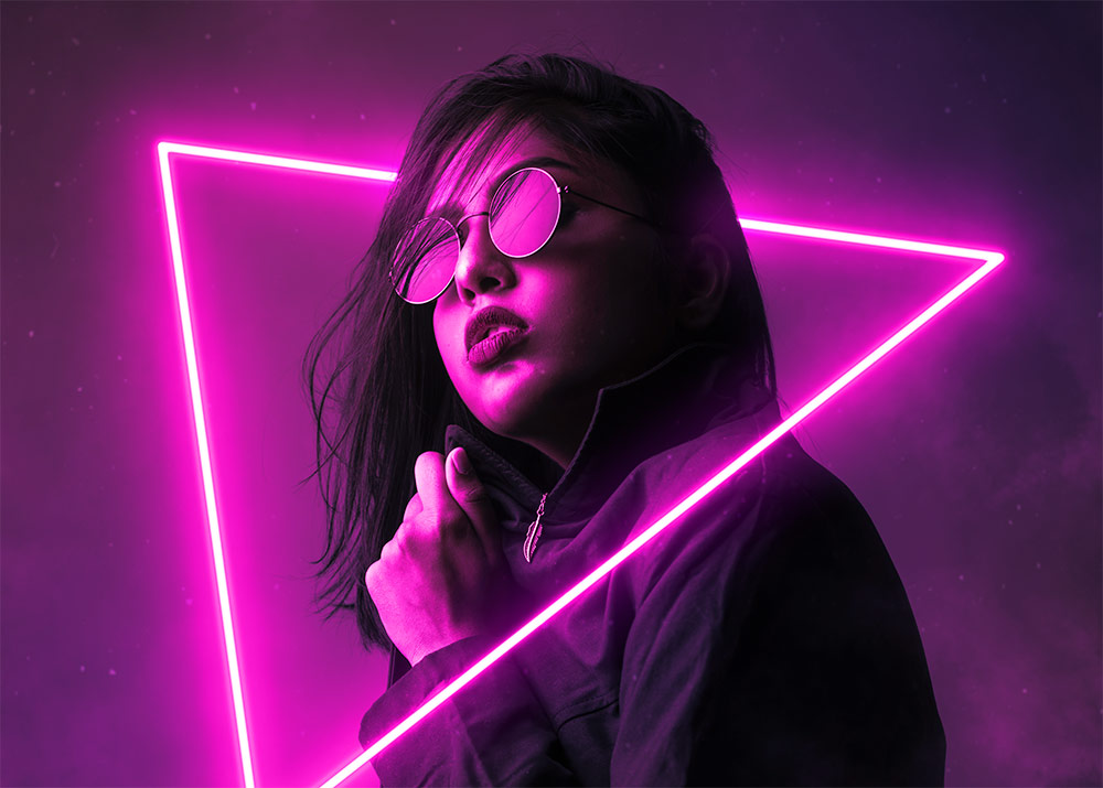 Video Tutorial How to Create a Neon Light Effect in Senior