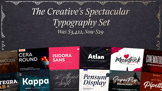 The Creative’s Spectacular Typography Set