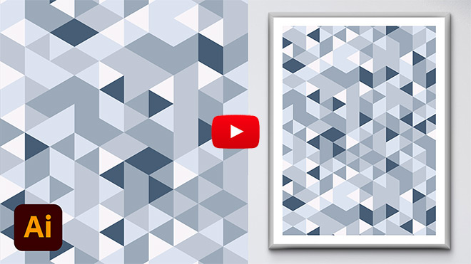 adobe illustrator triangle pattern download