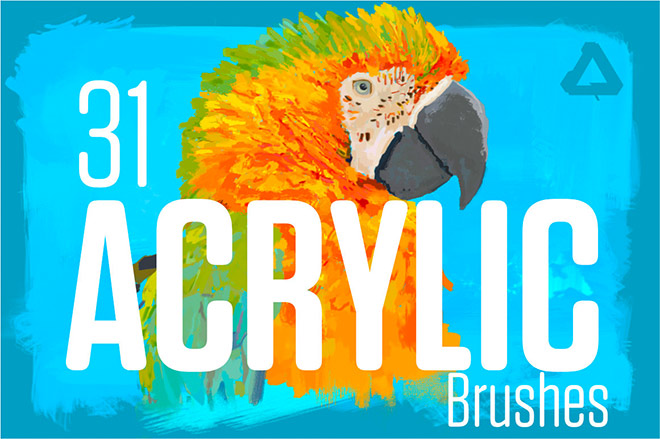 Acrylic brushes for affinity