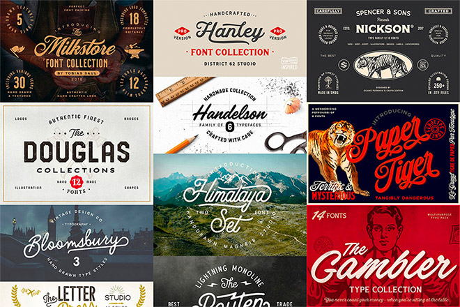 The Best Fonts For Creating Vintage Logos and Designs