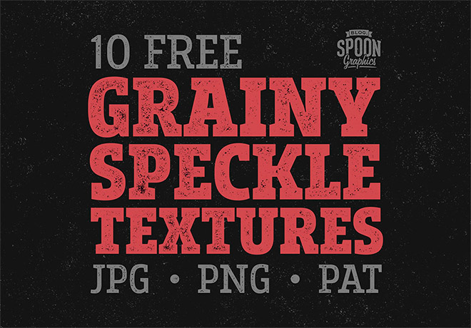 10 free, seamlessly repeating grainy speckle textures