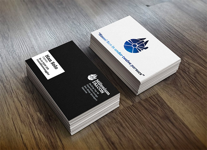 Here's how to prepare a business card design for printing