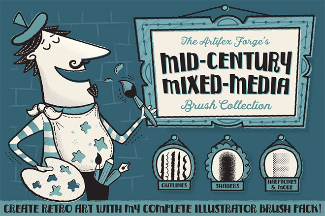 Mid-Century Mixed Media Collection