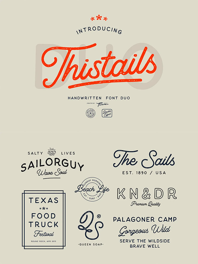 Thistails Font Duo
