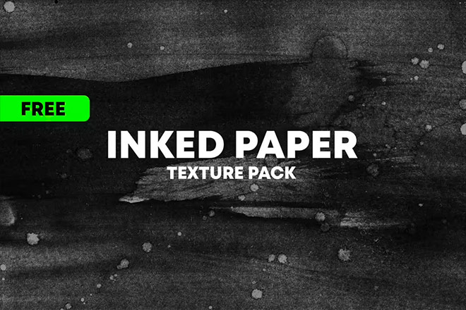 FREE INKED PAPER TEXTURE PACK