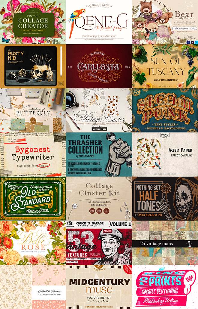 All the Tools You Need to Achieve the Vintage Design Style