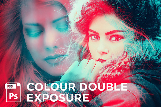 Color Double Exposure Photoshop FX