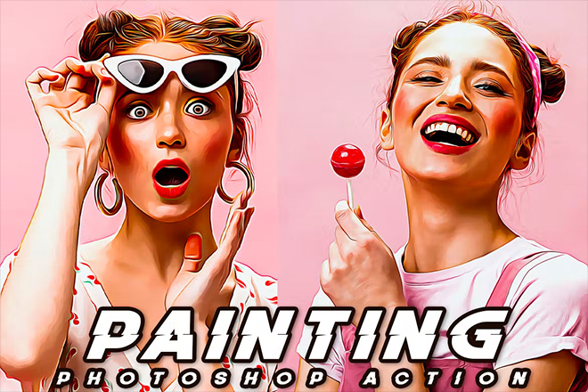 Painting Effects Photoshop Action
