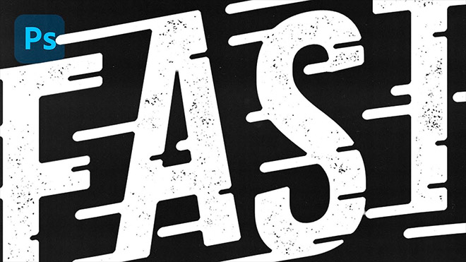 ‘Speed Lines’ Photoshop Text Effect Tutorial
