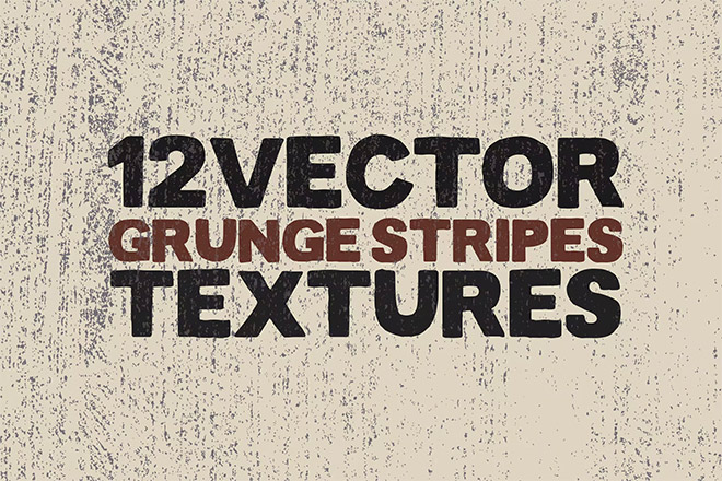 Vector Grunge Stripes Textures x12
