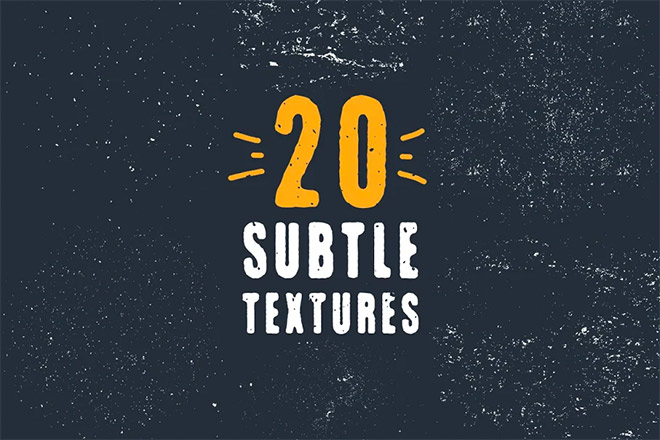 20 Vector Subtle Grunge Textures