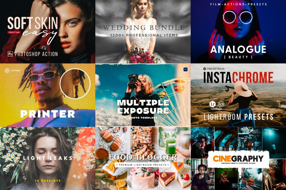 Transform Your Photos With This Library of Actions, Presets & Overlays
