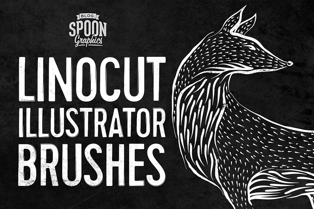 Linocut & Woodcut Illustrator Brushes