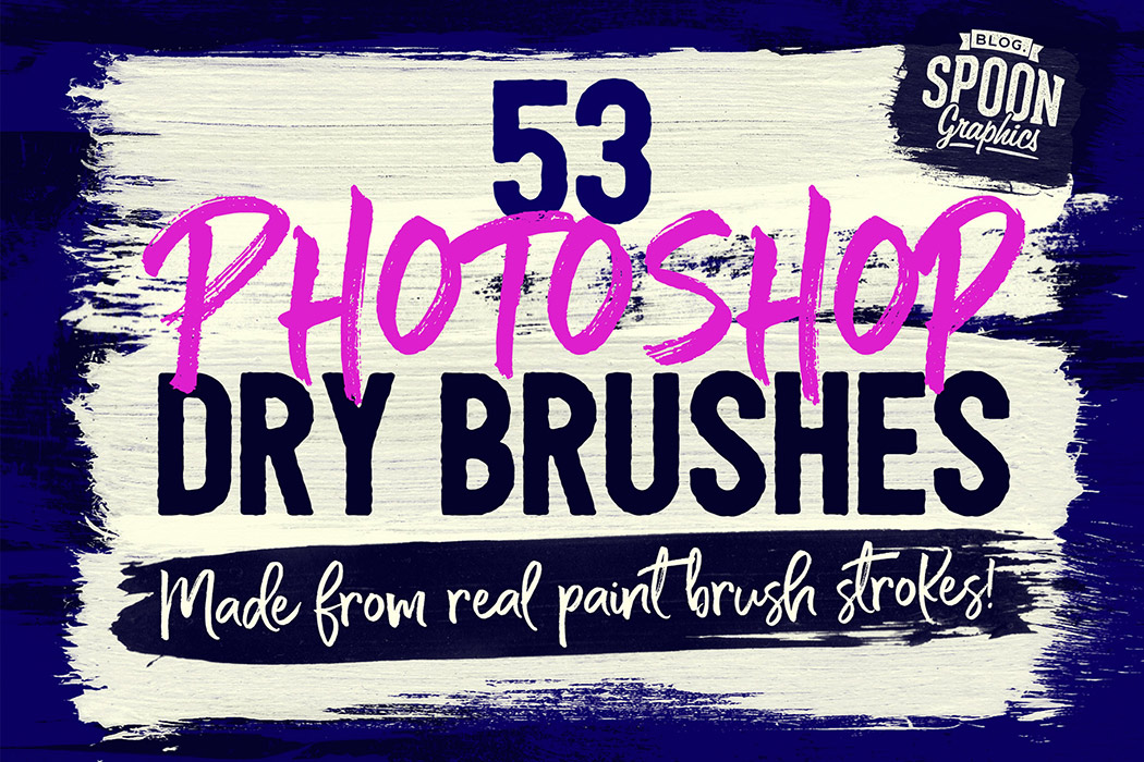 53 Photoshop Dry Brushes