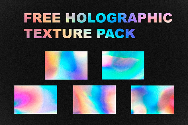 FREE HOLOGRAPHIC TEXTURE PACK