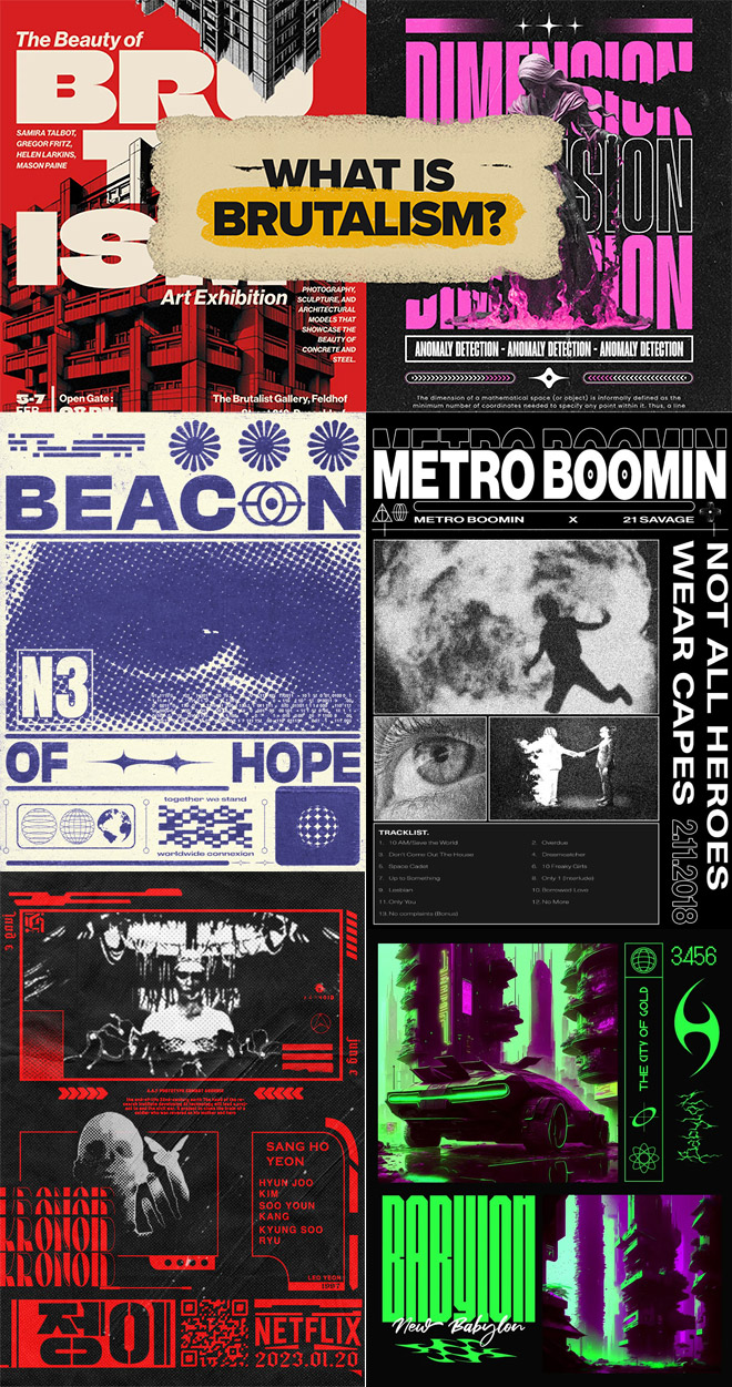 Brutalism Graphic Design: Why It’s Ugly, Bold, and Trending in 2025!