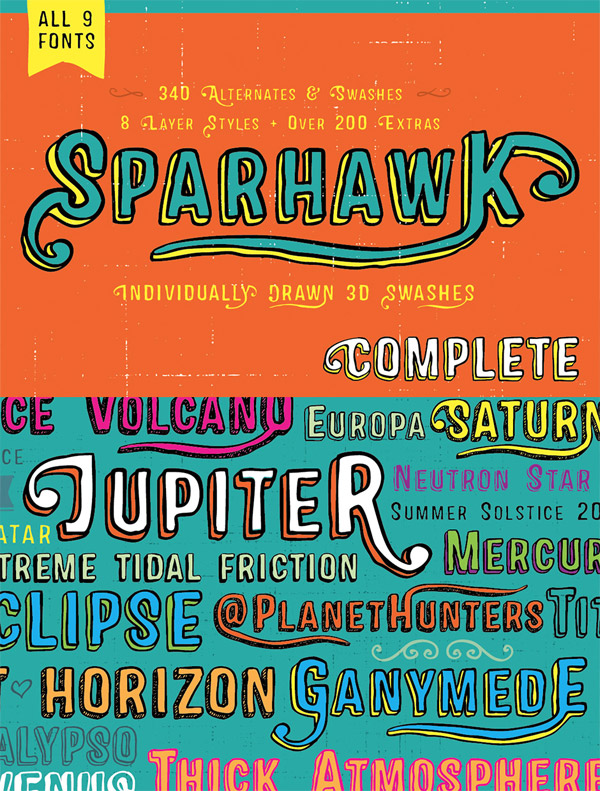 Sparhawk font preview