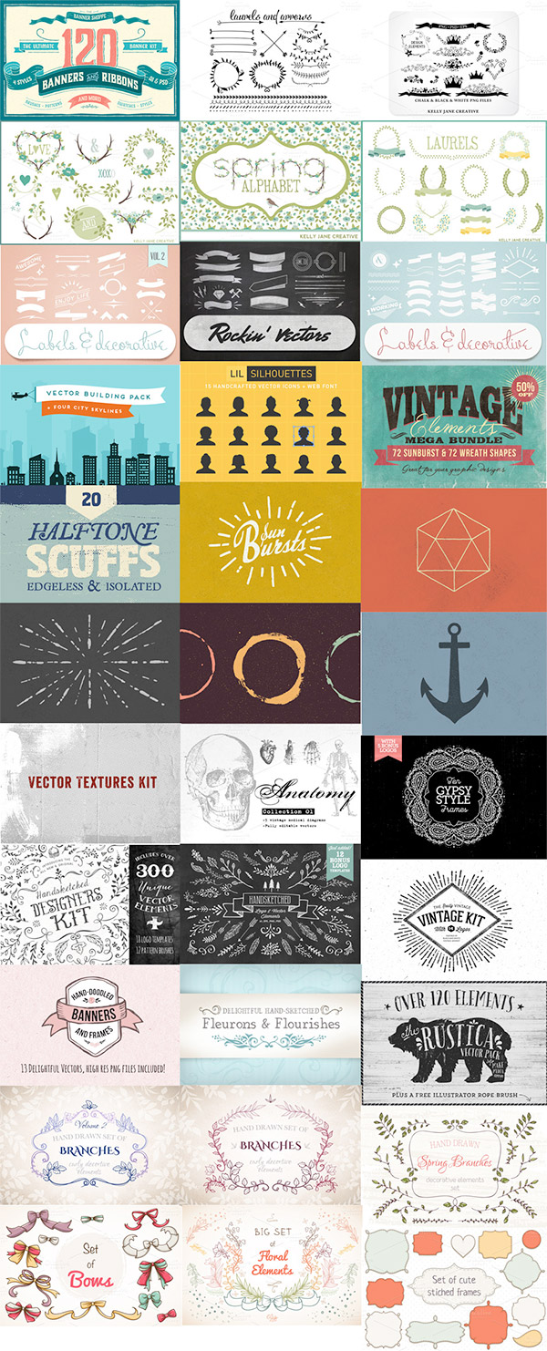 The Ultimate Creative Vector Elements Collection